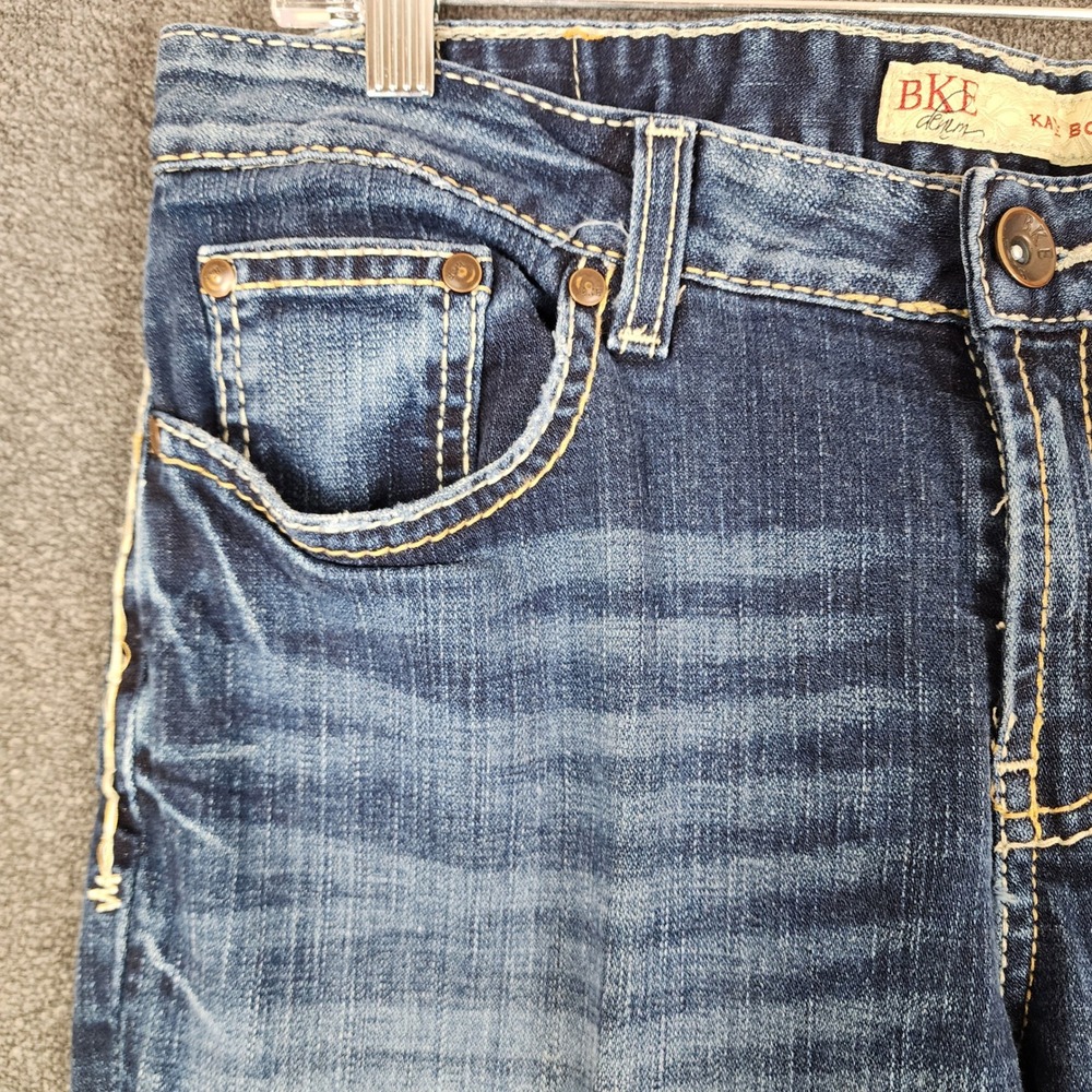 BKE Kate Bootcut Jeans Womens 31x33.5 Blue Medium Wash Stretch Denim BK15132L - Picture 2 of 12